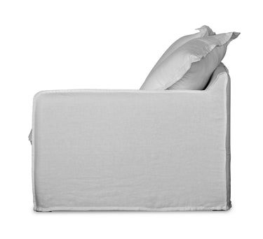 Oasis Washed Belgian Linen Dream Sofa Right - Natural at Online8 Furniture Auckland NZ