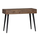 Old Elm 2 Drawer Writing Desk | Console Table at Online8 Furniture Auckland NZ