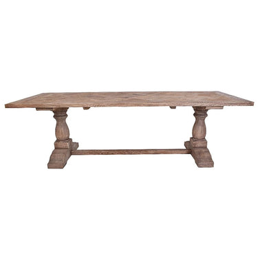 Old Elm 250cm Reclaimed Timber Dining Table at Online8 Furniture Auckland NZ