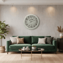Old Town Metal Wall Clock at Online8 Furniture Auckland NZ