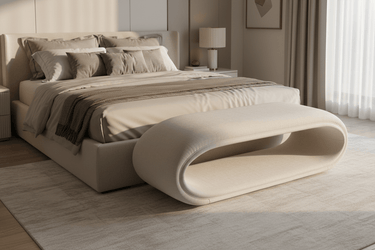 Orbit Bench Seat in Turtledove at Online8 Furniture Auckland NZ