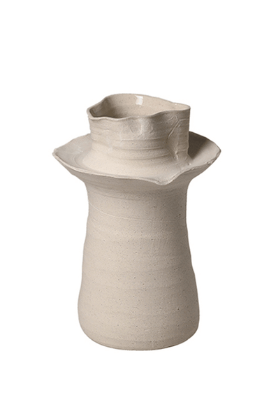 Organic Form Ceramic Vase - Small at Online8 Furniture Auckland NZ