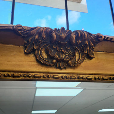 Ornate Bevelled Floor Mirror – Antique Gold at Online8 Furniture Auckland NZ