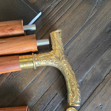 Ornate Brass Handle Walking Stick at Online8 Furniture Auckland NZ
