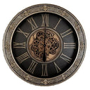 Ornate Wall Clock with Gears at Online8 Furniture Auckland NZ