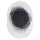 Osaka Oval Cream/Charcoal Rug at Online8 Furniture Auckland NZ