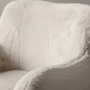 Otis Accent Fur Chair - Dawn at Online8 Furniture Auckland NZ