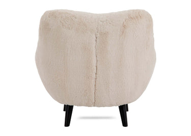 Otis Accent Fur Chair - Dawn at Online8 Furniture Auckland NZ