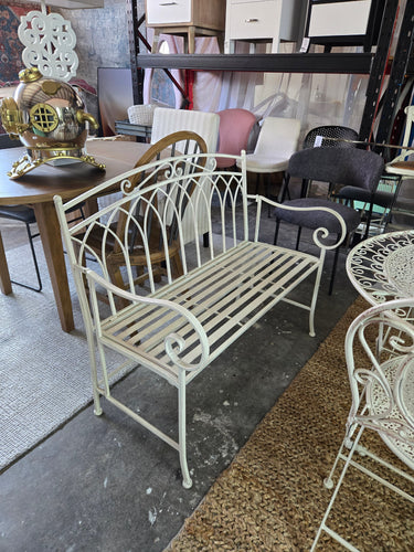 Outdoor Metal Bench at Online8 Furniture Auckland NZ