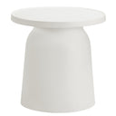 Africa Outdoor Side Table - White at Online8 Furniture Auckland NZ