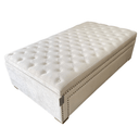 Oversized Ottoman with Storage | Blanket Box - Cream at Online8 Furniture Auckland NZ
