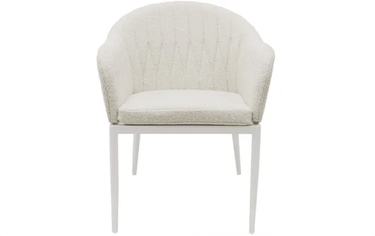 Ovolo Outdoor Dining Chair - Linen Taupe at Online8 Furniture Auckland NZ