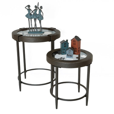 Palermo Metal Side Tables S/2 at Online8 Furniture Auckland NZ