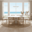 Palm Beach Oval Dining Table at Online8 Furniture Auckland NZ