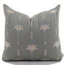 Palm Tree Cushion Cover - Gray/Natural at Online8 Furniture Auckland NZ