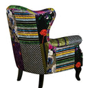 Paltrona Patchwork Wingback Armchair at Online8 Furniture Auckland NZ