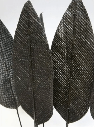 Pandan Deco Leaf - Black at Online8 Furniture Auckland NZ