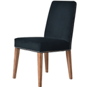 Pascal Dining Chair - Navy Blue Velvet at Online8 Furniture Auckland NZ
