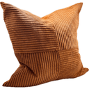 Patchwork Cushion Cover - Orange at Online8 Furniture Auckland NZ