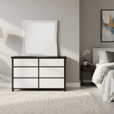 Patrick 6 Drawer Dresser with Mirror at Online8 Furniture Auckland NZ