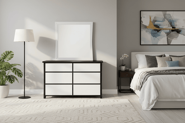 Patrick 6 Drawer Dresser with Mirror at Online8 Furniture Auckland NZ