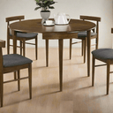 Pauley Dining Suite 4 Seater - Brown at Online8 Furniture Auckland NZ