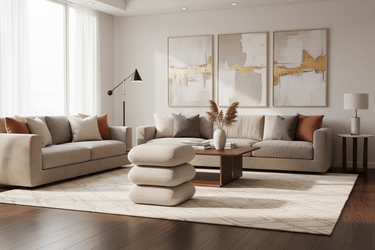 Pebble Swivel Stool | Ottoman at Online8 Furniture Auckland NZ