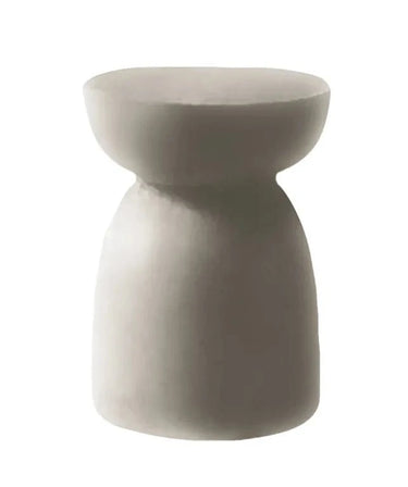 Pedestal Side Table - Stone at Online8 Furniture Auckland NZ