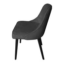 Pedro Dining Chair-Dark Grey at Online8 Furniture Auckland NZ