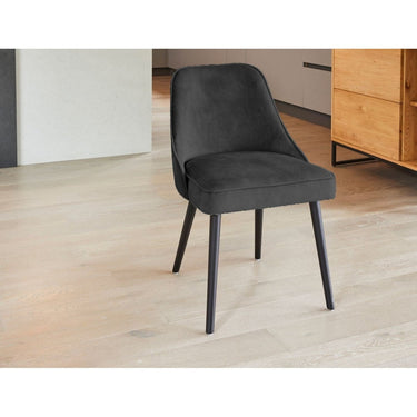 Pedro Dining Chair-Dark Grey at Online8 Furniture Auckland NZ