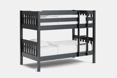 Peri Bunk Bed - Charcoal | NZ Made at Online8 Furniture Auckland NZ