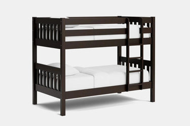 Peri Bunk Bed - Dark Oak | NZ Made at Online8 Furniture Auckland NZ