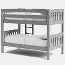 Peri Bunk Bed - Mid Gray | NZ Made at Online8 Furniture Auckland NZ