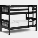 Peri Bunk Bed with 2 Mattress - Black at Online8 Furniture Auckland NZ