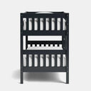 Peri Bunk Bed with 2 Mattress - Charcoal at Online8 Furniture Auckland NZ