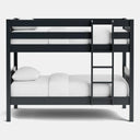 Peri Bunk Bed with 2 Mattress - Charcoal at Online8 Furniture Auckland NZ