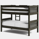 Peri Bunk Bed with 2 Mattress - Greywash at Online8 Furniture Auckland NZ