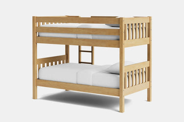 Peri Bunk Bed with 2 Mattress - Light Oak at Online8 Furniture Auckland NZ