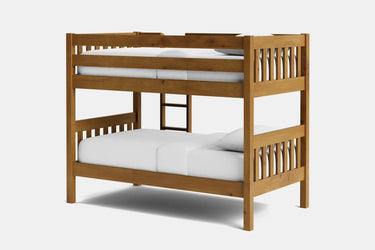 Peri Bunk Bed with 2 Mattress - Light Rimu at Online8 Furniture Auckland NZ