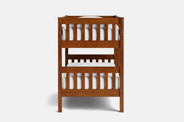 Peri Bunk Bed with 2 Mattress - Maple at Online8 Furniture Auckland NZ