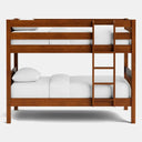 Peri Bunk Bed with 2 Mattress - Maple at Online8 Furniture Auckland NZ