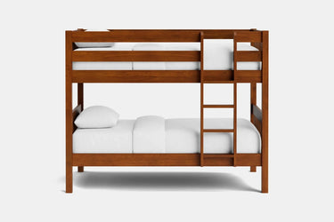 Peri Bunk Bed with 2 Mattress - Maple at Online8 Furniture Auckland NZ