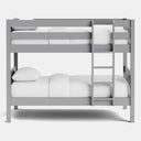 Peri Bunk Bed with 2 Mattress - Mid Gray at Online8 Furniture Auckland NZ