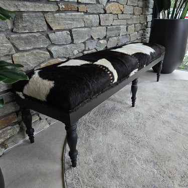 Peter Leather Bench Seat - 1750 at Online8 Furniture Auckland NZ