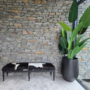 Peter Leather Bench Seat - 1750 at Online8 Furniture Auckland NZ