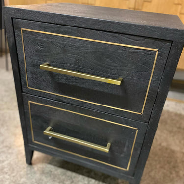 Petra 2 Drawer Bedside Table at Online8 Furniture Auckland NZ