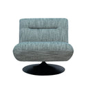 Phantom Swivel Club Chair - Charcoal / White Fleck at Online8 Furniture Auckland NZ