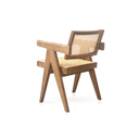 Pierre Rattan Armchair | Dining Chair - Walnut at Online8 Furniture Auckland NZ