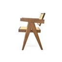 Pierre Rattan Armchair | Dining Chair - Walnut at Online8 Furniture Auckland NZ