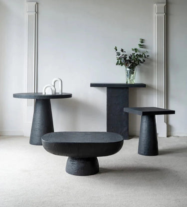 Pietro Oval Cement Coffee Table at Online8 Furniture Auckland NZ
